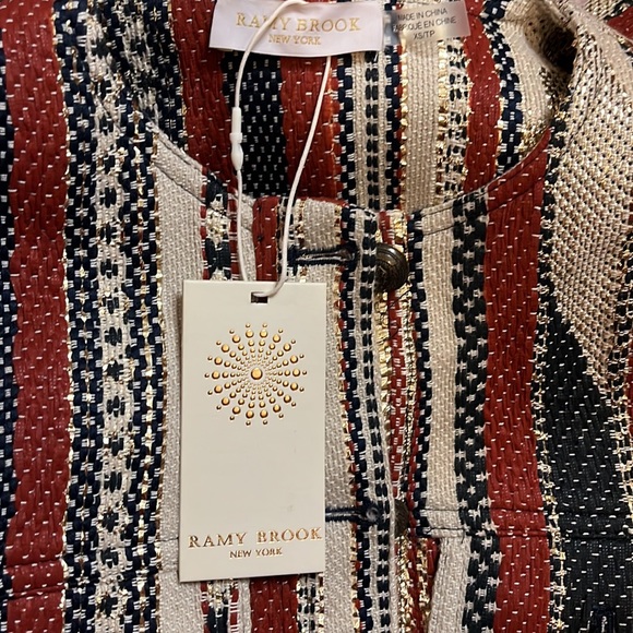 NWT $545 Ramy Brook Dakota Fringe Jacket - Picture 10 of 12